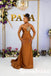 Sexy Soft Satin And Tulle Long Sleeves Floor-Length Mermaid Maxi Mermaid Bridesmaid Dresses, BD3406