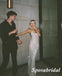 Sparkly Spaghetti Straps Sleeveless Mermaid Long Prom Dresses, PD3841