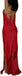 Sexy Soft Satin Spaghetti Straps Sleeveless Side Slit Mermaid Maxi Prom Dress, PD4035