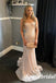 Sparkly Sweetheart Sleeveless Mermaid Long Prom Dresses, PD3808