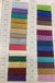 Taffeta Color Fabric Swatches