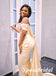 Elegant Satin Off Shoulder Sleeveless Mermaid Long Prom Dresses With Train, PD3751