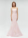 2021 Modest Spaghetti Strap Lace Mermaid Long Prom Dresses, Backless Formal Party Evening Dress, PD1270