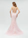 2021 Modest Spaghetti Strap Lace Mermaid Long Prom Dresses, Backless Formal Party Evening Dress, PD1270