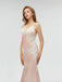 Spaghetti Straps Mermaid Sexy Modest Simple Long Fashion Tren 2019 Prom Dresses with lace, PD1217