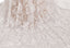 Strapless Sweetheart Lace Up Back Simple Floral Lace A-line Long Wedding Dress, WD3091