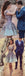 A-line Gorgeous Short with purple appliques casual junior homecoming prom dress,BD00121