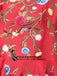 A-line Red Off Shoulder Beautiful Flower Appliques Prom Dresses, Fashion dress for woman, PD0475 - SposaBridal