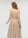Custom Sequin Spaghetti Straps Stunning Modest Prom Dresses, PD0829