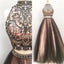 Custom Tulle Two Piece Most Popular Gorgeous Evening Prom Dress, Party gown, PD0321