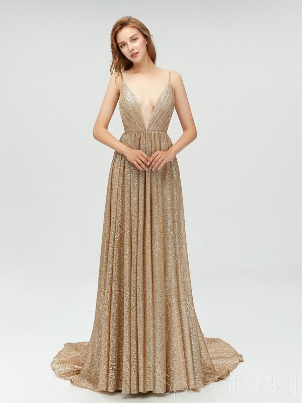 Charming Sparkly Sequin Sexy Fashion Spaghetti Straps Prom Dresses, Shinning Evening dress, PD0772