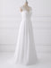 Modest V Neck Lace Straps Simple Custom Cheap Beach Wedding Dresses, WD317