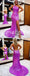 Sexy Sequin One Shoulder Sleeveless Side Slit Mermaid Long Prom Dresses, PD3618