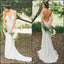 2019 Cheap Custom Elegant Open Back Lace Popular New Arrival Wedding Dress with train , PD0392 - SposaBridal