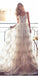 2019 A-line Long  Spaghetti V-back Sexy Lace Bridal Gown, Wedding Party Dress, WD0046 - SposaBridal