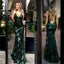 Sexy Sparkly Burgundy Dark Red, Emerald Green Backless Mermaid Long Prom Dress, Evening Gown, PD0413