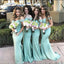 Charming Popular Off Shoulder Lace top Mermaid  Bridesmaid Dresses, wedding guest dress, PD0337