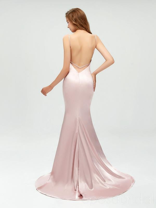 Cheap Spaghetti Straps Mermaid Simple Modest Sexy Prom Dresses, Evening dresses,PD1031