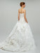 Modest Strapless Lace Top Ruffles New Off the Shoulder Wedding Dresses, WD307