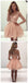Charming Lace Long Sleeves Illusion Short Cheap Homecoming Dresses 2018, CM545 - SposaBridal