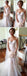Long Applique Sleeveless Mermaid Spaghetti-Strap Tulle Pretty Custom Wedding Dresses, WD0196