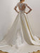 Cheap See Through Lace Long Sleeve Wedding Dresses Online, WD359 - SposaBridal