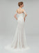 Chamring Unique Full Lace Beach Wedding Dresses, Romantic Elegant Wedding Gown, WD0352