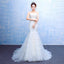 Long Mermaid Strapless Elegant Sweetheart Lace Appliques Charming Wedding Dresses, WD0224