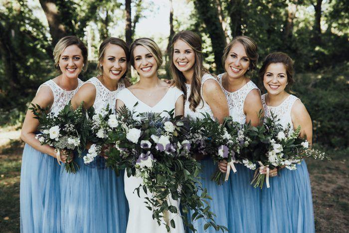 Long Sleeveless Scoop Top Lace Tulle Most Popular Free Custom Bridesmaid Dresses, PD0522