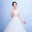 Long Half Sleeves Scoop A-Line Wedding Gown, beautiful Fashion New Arrival Wedding Dresses, WD0225