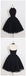 Black Halter Simple Cheap Short Homecoming Dresses 2018, CM547 - SposaBridal