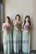 Cheap Long Most Popular Simple Off shoulder Formal Bridesmaid Dress,  WG212 - SposaBridal