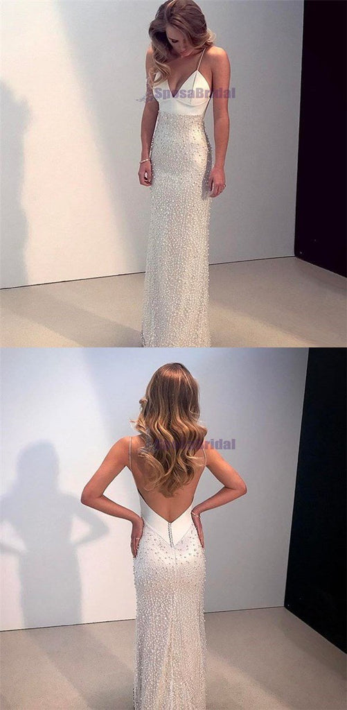 Beading Stunning Sparkly Sexy Fashion Elegant Formal Prom Dresses, Hot-selling Prom dress, PD0555 - SposaBridal
