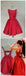 Bright Red Elegant Simple Cheap Short Homecoming Dresses 2018, CM550 - SposaBridal