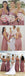 A-Line  Long Dusty Pink Chiffon Cheap Modest Sexy Unique Soft Elegant Hot Sale Mismatched Bridesmaid Dresses Online, WG259 - SposaBridal