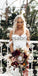 A-line Full Lace Off the Shoulder Beach Vintage Wedding Dresses WD0473
