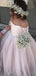 A-line Long Sleeves Lace Tulle Cute Hot Sale Flower Girl Dresses FG146