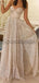 A-line Sweetheart Sparkly Sequin Long Shining Formal Prom Dresses PD1748