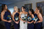 Affordable Country Halter Mermaid Long Bridesmaid Dresses WG802