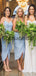 Affordable Simple Short Formal Beach Bridesmaid Dresses WG803