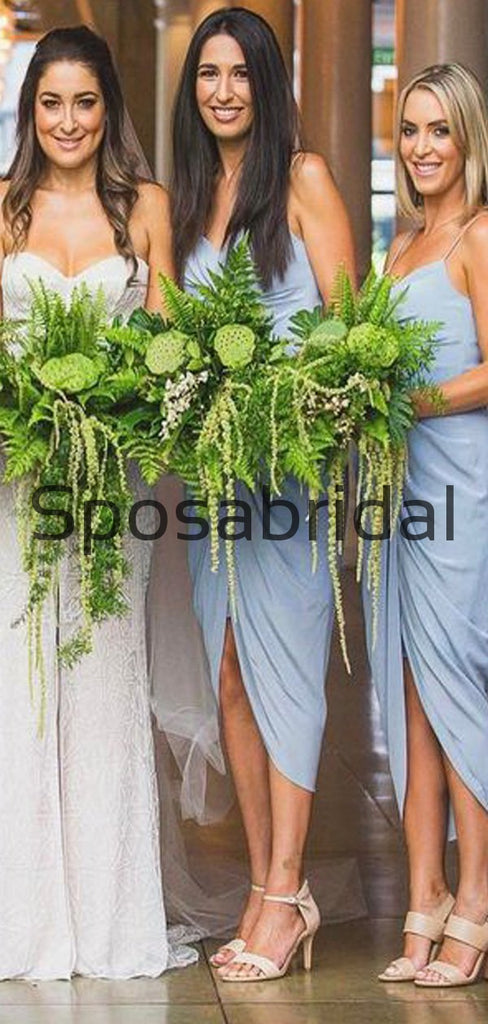 Affordable Simple Short Formal Beach Bridesmaid Dresses WG803