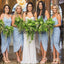 Affordable Simple Short Formal Beach Bridesmaid Dresses WG803