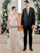 Attractive Long Seeves Mermaid Lace Chic Illusion Beach Long Wedding Dresses WD0544