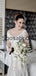 Attractive Long Seeves Mermaid Lace Chic Illusion Beach Long Wedding Dresses WD0544