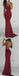 Backless Spaghetti Straps Sexy Burgundy V-neck Cocktail Evening Long Prom Dresses Online,PD0161 - SposaBridal