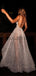 Backless Deep V-Neck Sexy Sequin Sparkly Shining Fashion  Prom Dresses,Evening Dresses PD1558