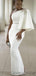 Black Satin One Shoulder Mermaid Bridesmaid Dresses WG891