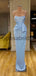 Blue Cheap Unique Formal Simple Modest Mermaid Prom Dresses PD2198
