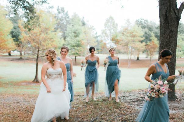 Blue Grey Cheap Long Tulle Mismatched Convertible Pretty Modest Mismatched Fairy Bridesmaid Dresses, Custom Cheap Bridesmaid dresses, WG250 - SposaBridal