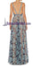 Blue Lace Sexy Popular Prom Dresses, Fashion Party Dress, Spaghetti Straps Prom Dress,  PD0420